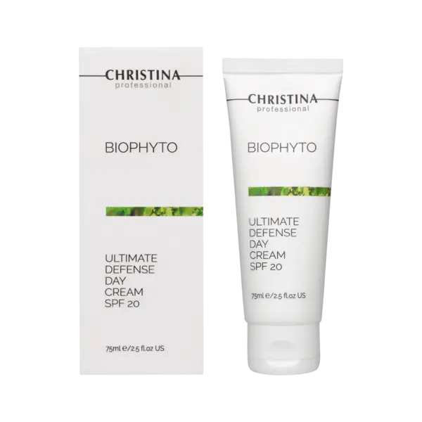 Купить Дневной крем «Абсолютная защита» SPF 20 Bio Phyto Ultimate Defense Day Cream SPF 20, 75 мл CHRISTINA Дневной крем «Абсолютная защита» SPF 20 Bio Phyto Ultimate Defense Day Cream SPF 20, 75 мл