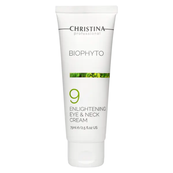 Купить Осветляющий крем для кожи вокруг глаз и шеи (шаг 9) Bio Phyto Enlightening Eye and Neck Cream, 75 мл CHRISTINA Осветляющий крем для кожи вокруг глаз и шеи (шаг 9) Bio Phyto Enlightening Eye and Neck Cream, 75 мл