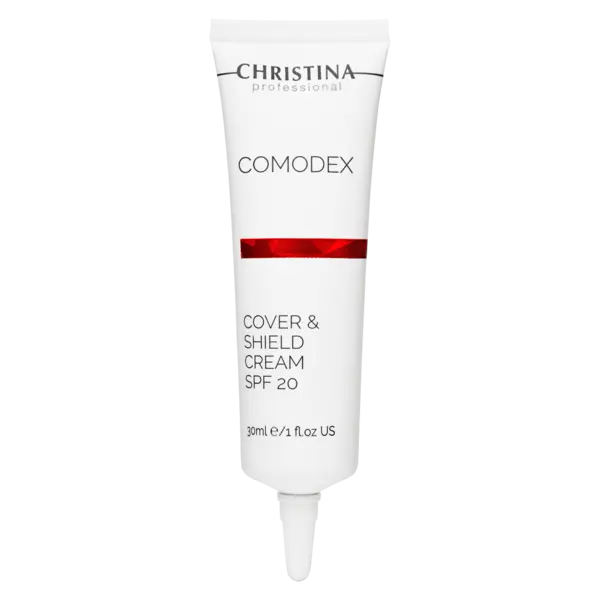 Купить Защитный крем с тоном SPF 20 Comodex Cover & Shield Cream SPF 20, 30 мл CHRISTINA Защитный крем с тоном SPF 20 Comodex Cover & Shield Cream SPF 20, 30 мл