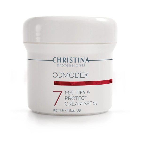Купить Матирующий защитный крем SPF 15 (шаг 7) Mattify & Protect Cream SPF 15, 150 мл CHRISTINA Матирующий защитный крем SPF 15 (шаг 7) Mattify & Protect Cream SPF 15, 150 мл