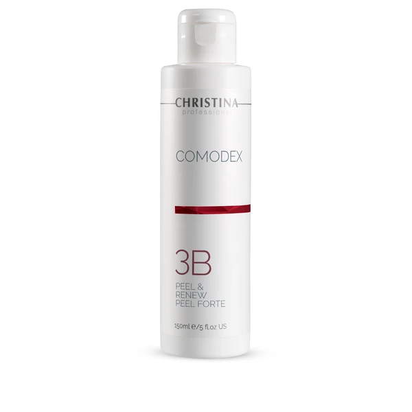 Купить Обновляющий усиленный пилинг (шаг 3b) Comodex Peel &Renew Peel Forte, pH 3,0-4,0, 150 мл CHRISTINA Обновляющий усиленный пилинг (шаг 3b) Comodex Peel &Renew Peel Forte, pH 3,0-4,0, 150 мл