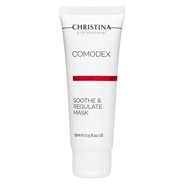 Купить Успокаивающая себорегулирующая маска Comodex Soothe & Regulate Mask, 75 мл CHRISTINA Успокаивающая себорегулирующая маска Comodex Soothe & Regulate Mask, 75 мл