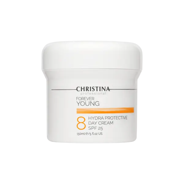Купить Дневной гидрозащитный крем c SPF 25 (шаг 8) Forever Young, 150 мл CHRISTINA Дневной гидрозащитный крем c SPF 25 (шаг 8) Forever Young, 150 мл