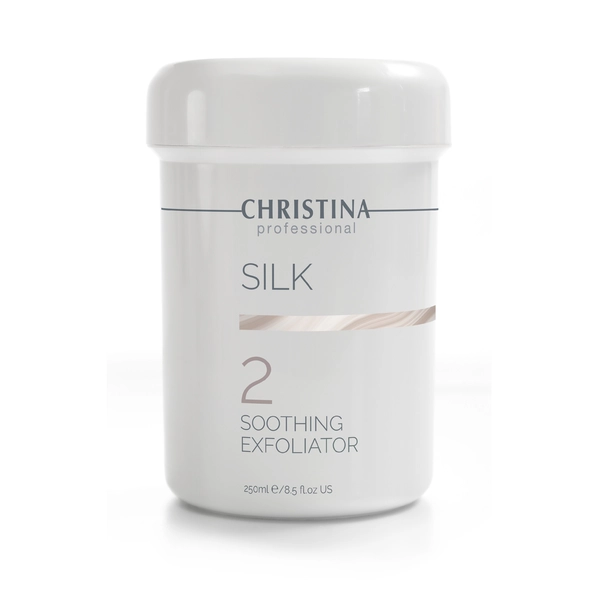 Купить Успокаивающий эксфолиатор (шаг 2) Silk Soothing Exfoliator, 250 мл CHRISTINA Успокаивающий эксфолиатор (шаг 2) Silk Soothing Exfoliator, 250 мл