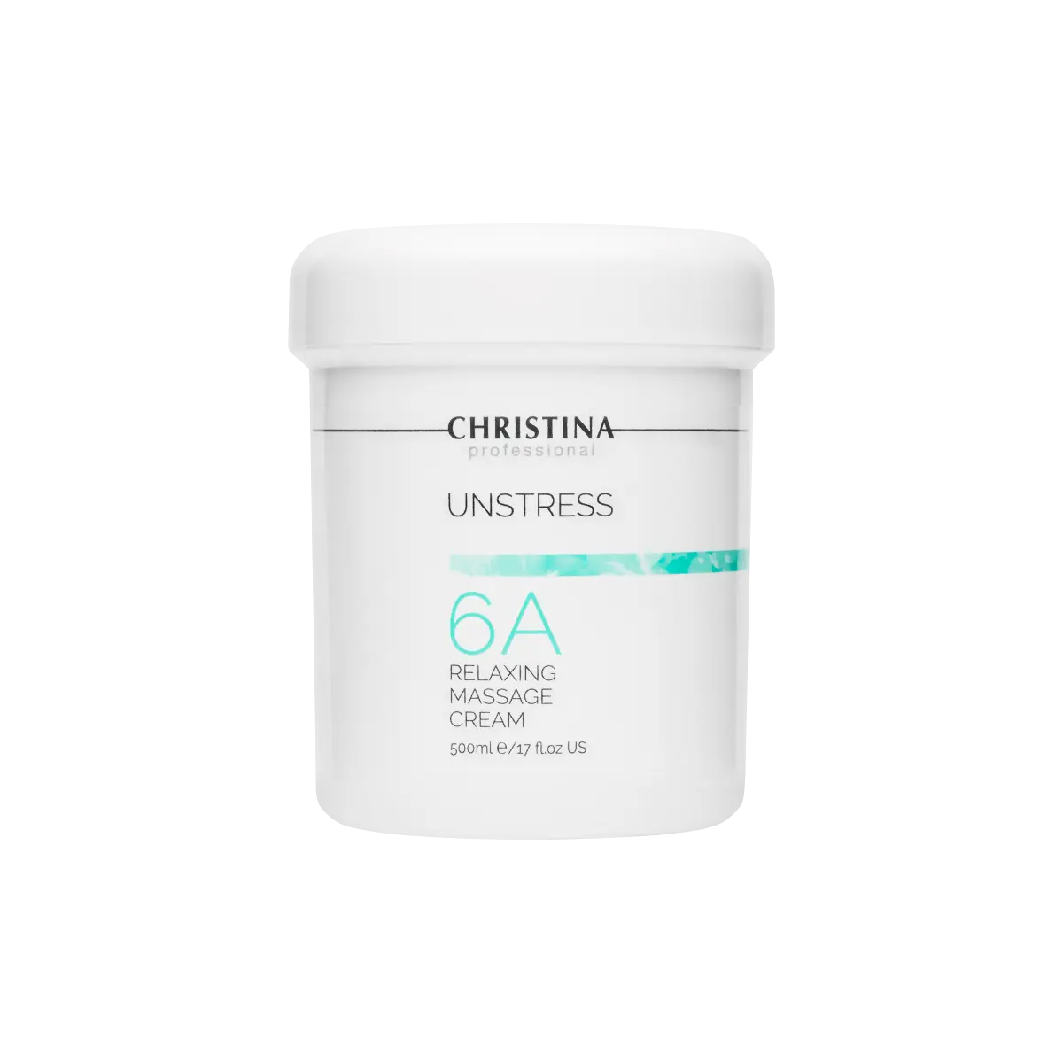 Купить Расслабляющий массажный крем (шаг 6a) Unstress Relaxing Massage Cream, 500 мл CHRISTINA Расслабляющий массажный крем (шаг 6a) Unstress Relaxing Massage Cream, 500 мл