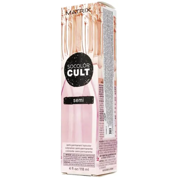 Matrix Игристое Розе, перманентный аммиачный краситель Matrix SoColor Cult, 118 мл