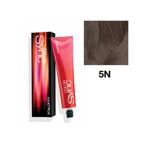 Matrix 5N Светлый шатен, безаммиачный краситель Color Sync, 90 мл