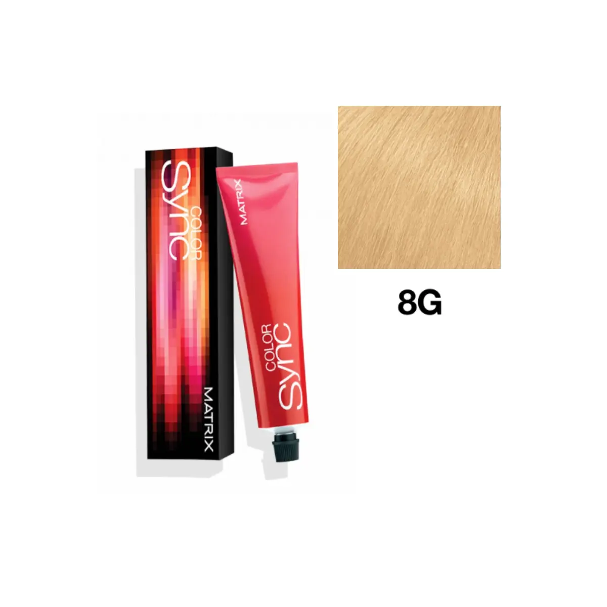Matrix 8G Светлый блондин золотистый, безаммиачный краситель Color Sync, 90 мл