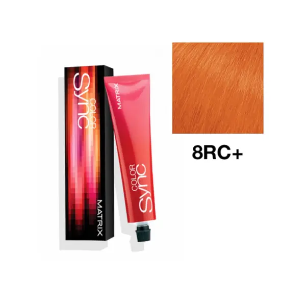 Matrix 8RС+ Светлый блондин красно-медный, безаммиачный краситель Color Sync, 90 мл