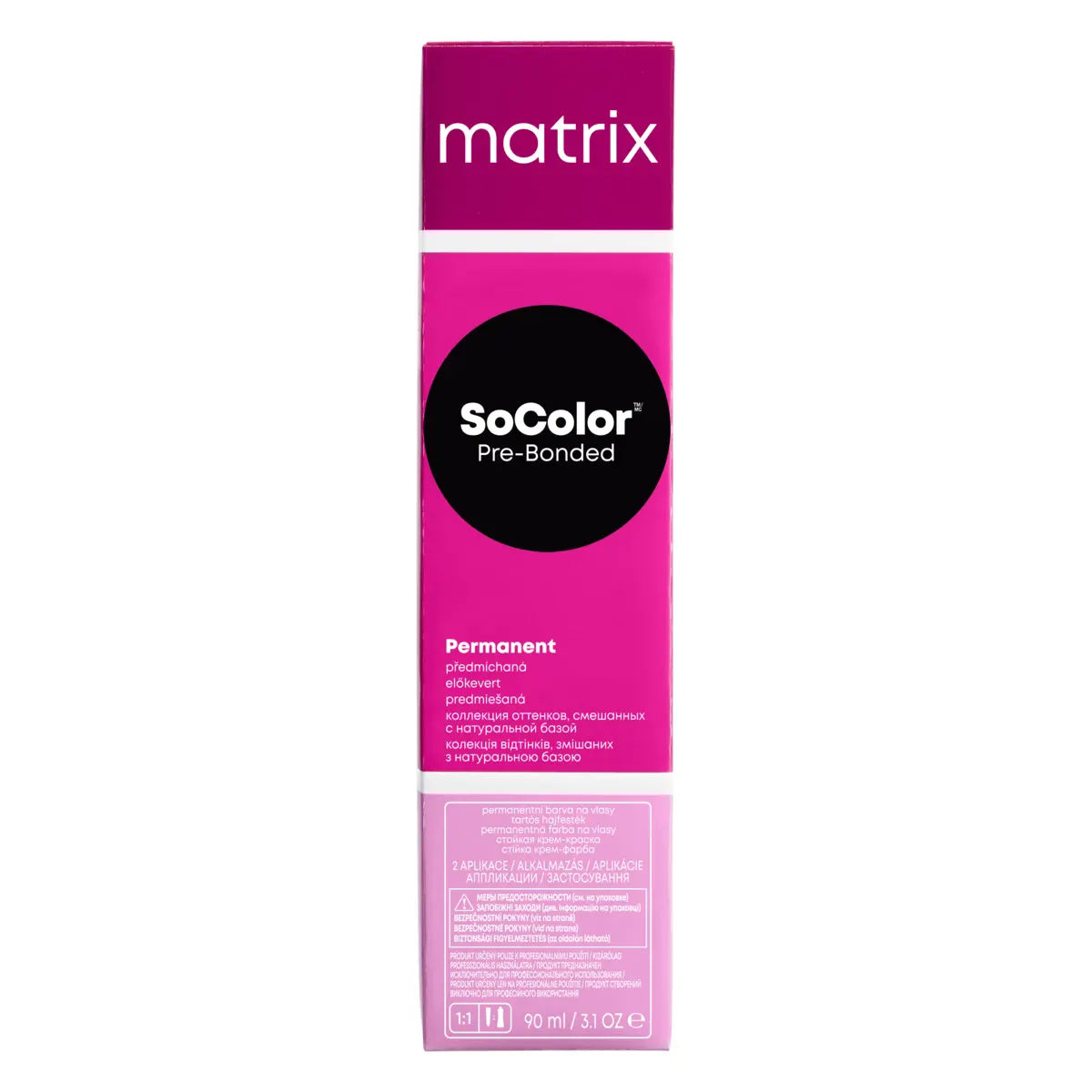 Matrix 2N, перманентный аммиачный краситель Matrix SoColor, 90 мл