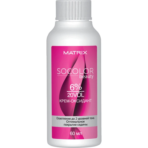 Купить Крем-оксидант 6% Мини Socolor.Beauty, 60 мл Matrix Крем-оксидант 6% Мини Socolor.Beauty, 60 мл