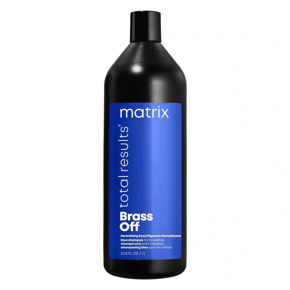 Matrix Синий шампунь Total Results Brass Off для нейтрализации медных подтонов у темного блонда, 1000 мл