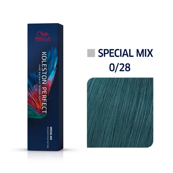 Wella Professionals 0/28 Матовый синий, стойкая краска для волос Koleston Perfect, 60 мл