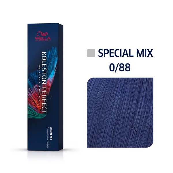 Wella Professionals 0/88 Синий интенсивный, стойкая краска для волос Koleston Perfect, 60 мл