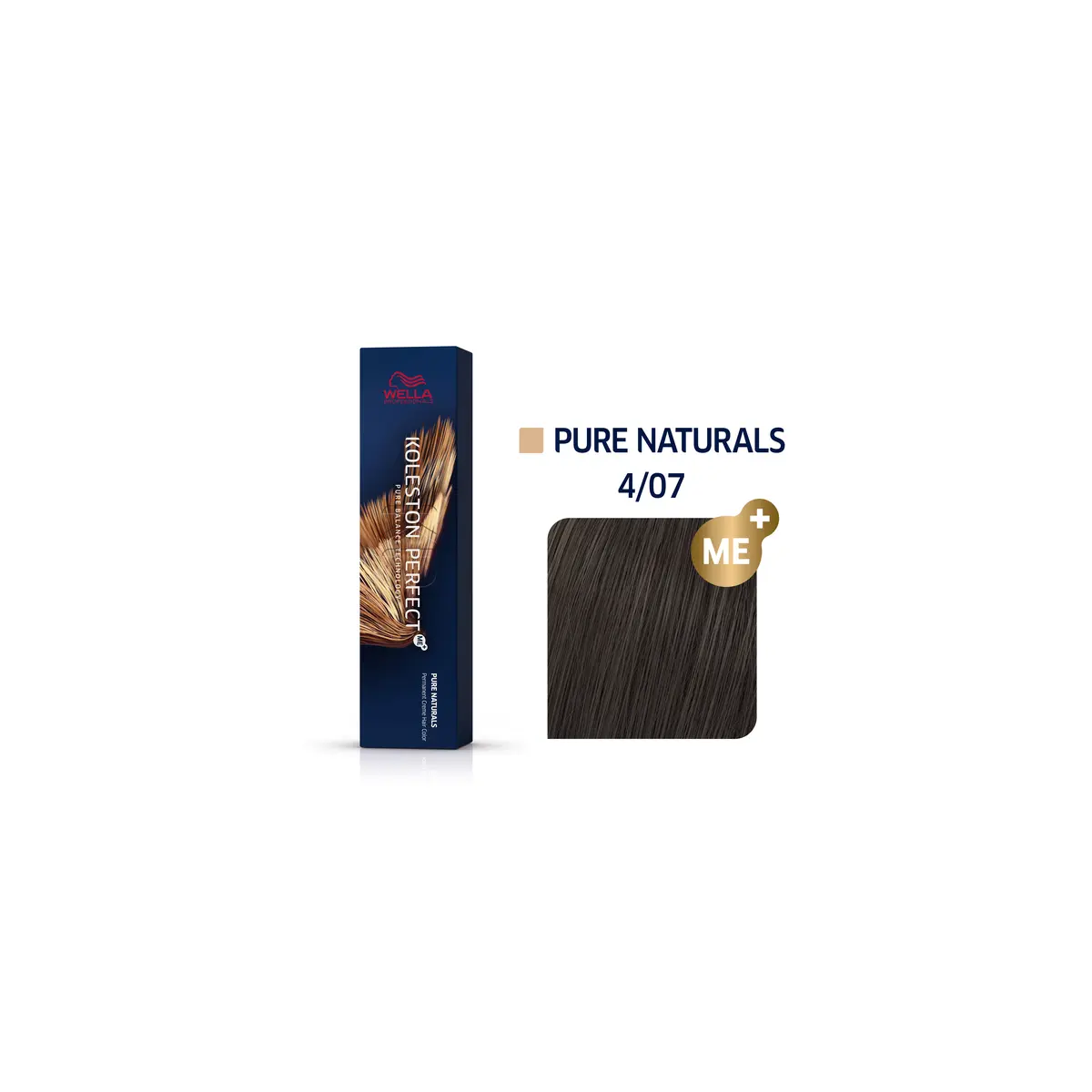 Wella Professionals 4/07 Сакура, стойкая краска для волос Koleston Perfect Me+, 60 мл