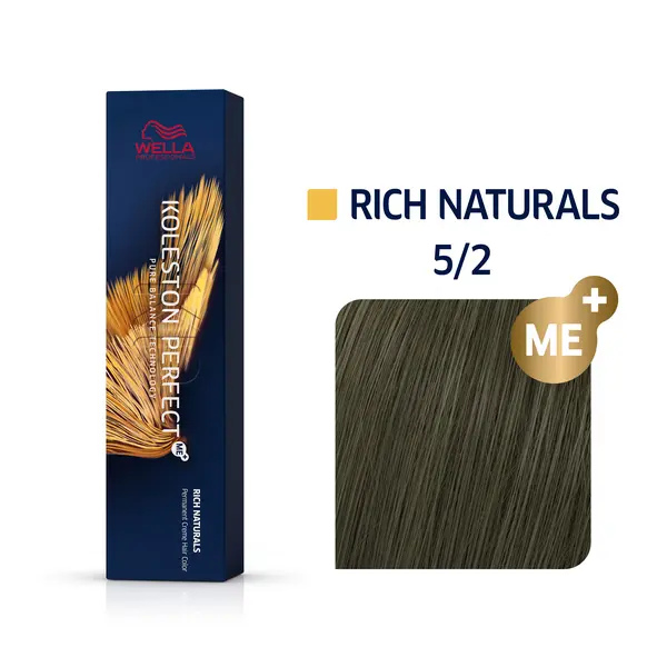 Купить 5/2 Итальянская сосна, стойкая краска для волос Koleston Perfect Me+, 60 мл Wella Professionals 5/2 Итальянская сосна, стойкая краска для волос Koleston Perfect Me+, 60 мл
