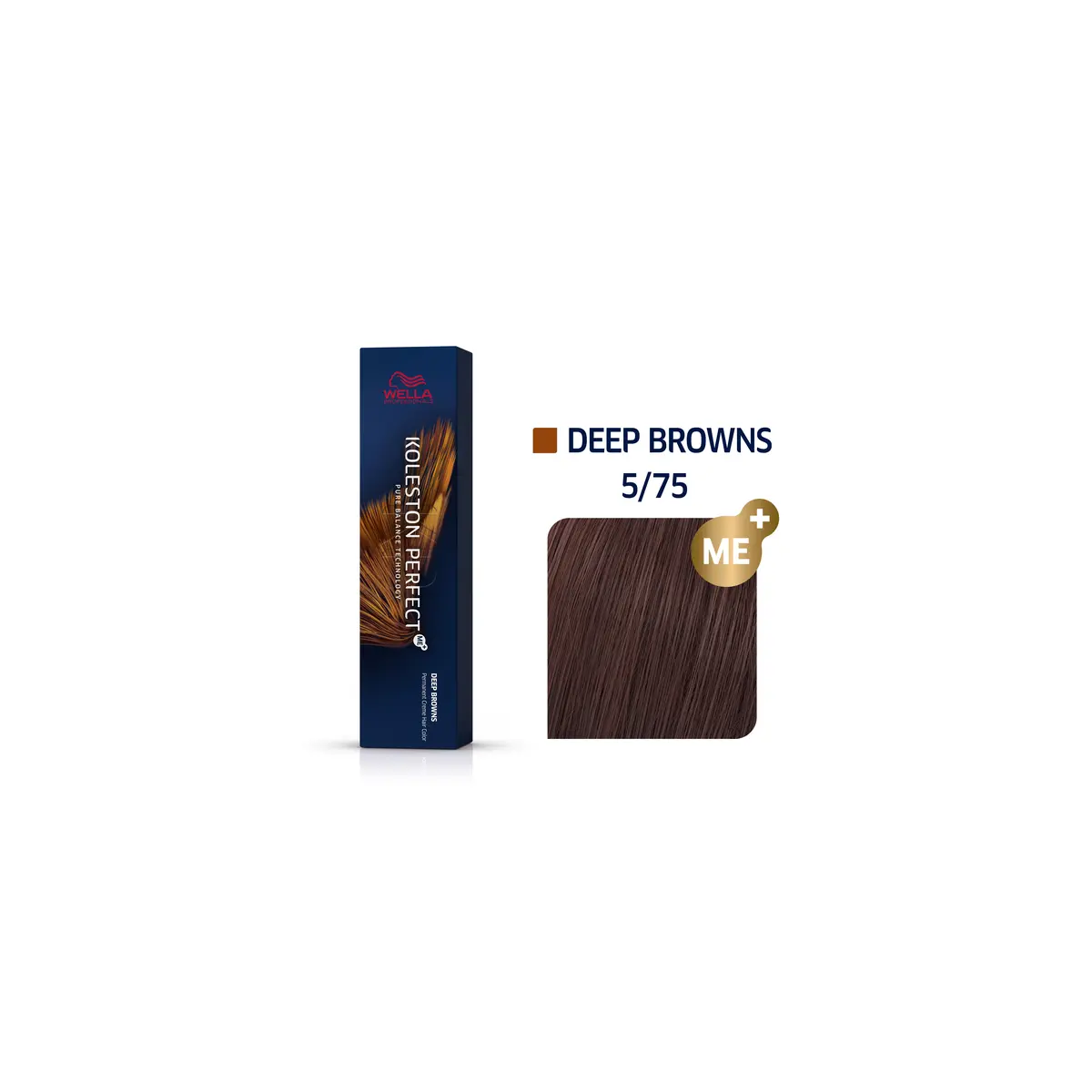 Купить 5/75 Темный палисандр, стойкая краска для волос Koleston Perfect Me+, 60 мл Wella Professionals 5/75 Темный палисандр, стойкая краска для волос Koleston Perfect Me+, 60 мл