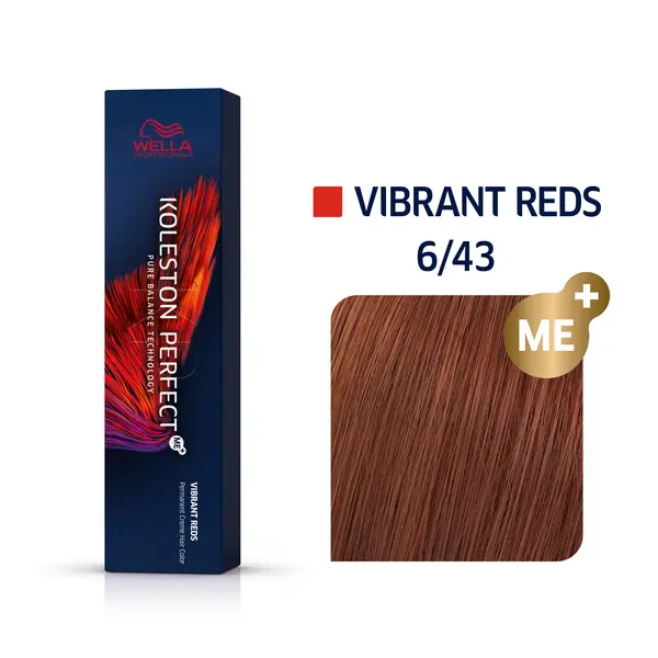 Wella Professionals 6/43 Дикая орхидея, стойкая краска для волос Koleston Perfect Me+, 60 мл