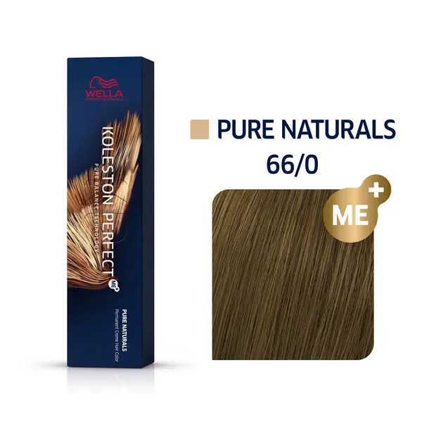 Wella Professionals 66/0 Темный блонд интенсивный натуральный, cтойкая краска для волос Koleston Perfect Me+, 60 мл