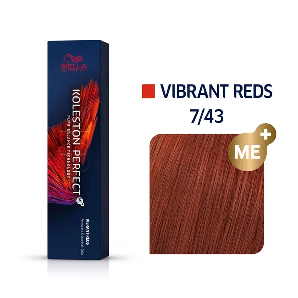 Wella Professionals 7/34 Вишневый грог, стойкая краска для волос Koleston Perfect Me+, 60 мл