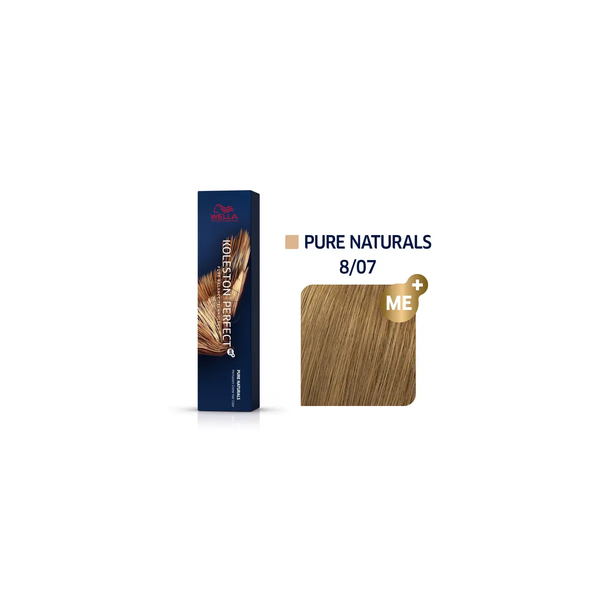 Wella Professionals 8/07 Платан, стойкая краска для волос Koleston Perfect Me+, 60 мл