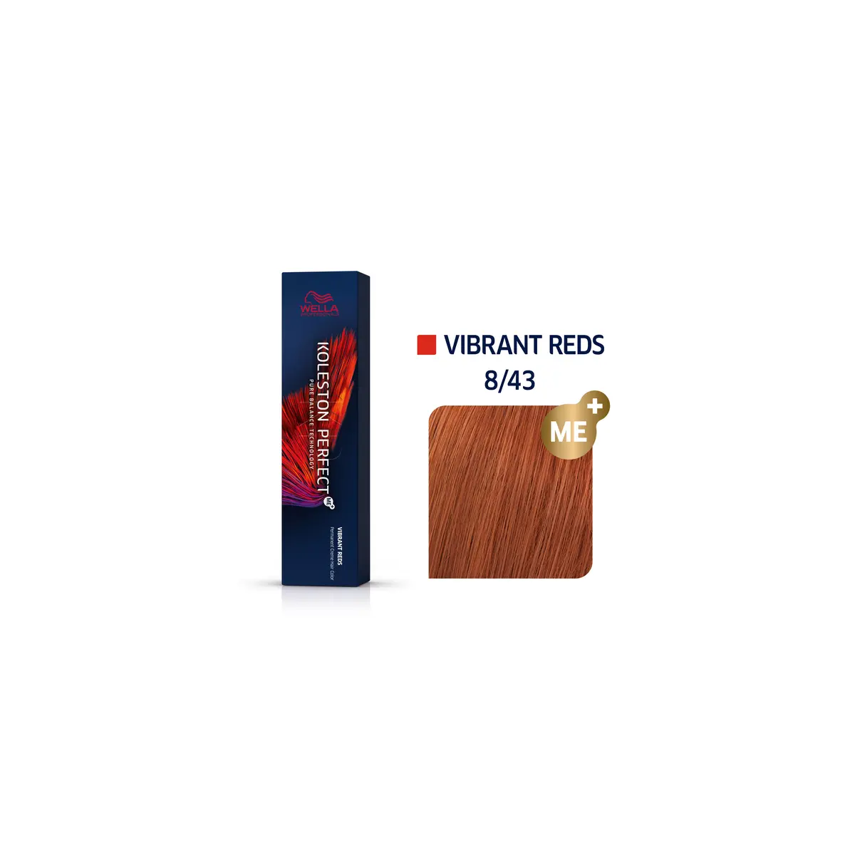 Wella Professionals 8/43 Боярышник, cтойкая краска для волос Koleston Perfect Me+, 60 мл