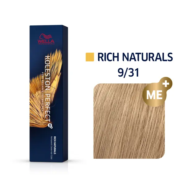 Wella Professionals 9/31 Бари, стойкая краска для волос Koleston Perfect Me+, 60 мл