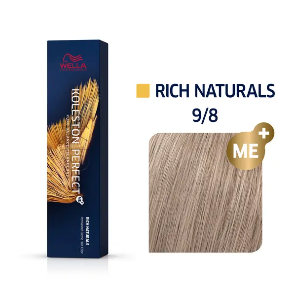 Wella Professionals 9/8 Анды, стойкая краска для волос Koleston Perfect Me+, 60 мл