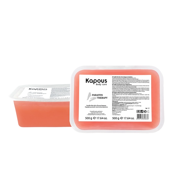 Купить Парафин розовый с цветочным ароматом в брикете, 2*500 г Kapous Professional Парафин розовый с цветочным ароматом в брикете, 2*500 г