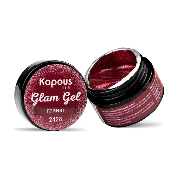 Купить Гель-краска «Glam Gel», гранат, 5 мл Kapous Professional Гель-краска «Glam Gel», гранат, 5 мл