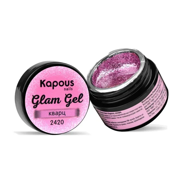 Купить Гель-краска «Glam Gel», кварц, 5 мл Kapous Professional Гель-краска «Glam Gel», кварц, 5 мл