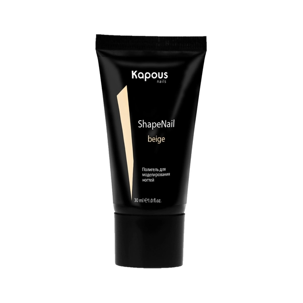 Купить Полигель для моделирования ногтей «ShapeNail» Бежевый, 30 мл Kapous Professional Полигель для моделирования ногтей «ShapeNail» Бежевый, 30 мл