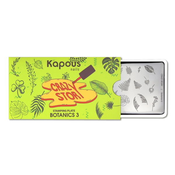 Купить Botanics 3, пластина для стемпинга «Crazy story» Kapous Professional Botanics 3, пластина для стемпинга «Crazy story»