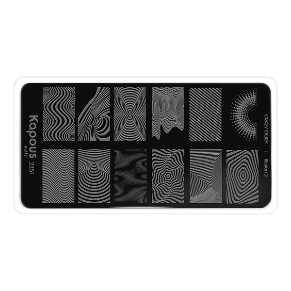 Купить Illusion 2, пластина для стемпинга «Crazy story» Kapous Professional Illusion 2, пластина для стемпинга «Crazy story»