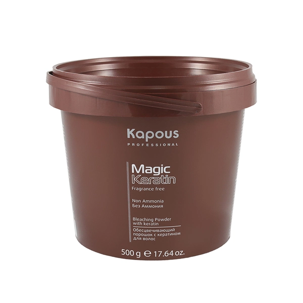 Kapous Professional Обесцвечивающий порошок с кератином для волос «Non Ammonia», 500 г