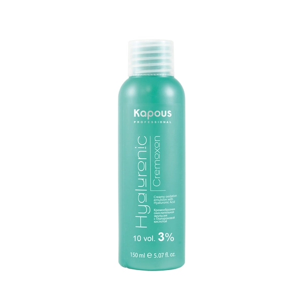 Купить Крем-оксид «Hyaluronic Cremoxon» 150 мл с Гиалуроновой кислотой 3% Kapous Professional Крем-оксид «Hyaluronic Cremoxon» 150 мл с Гиалуроновой кислотой 3%