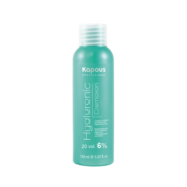 Купить Крем-оксид «Hyaluronic Cremoxon» 150 мл с Гиалуроновой кислотой 6% Kapous Professional Крем-оксид «Hyaluronic Cremoxon» 150 мл с Гиалуроновой кислотой 6%