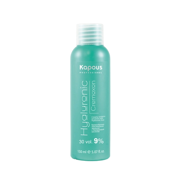 Купить Крем-оксид «Hyaluronic Cremoxon» 150 мл с Гиалуроновой кислотой 9% Kapous Professional Крем-оксид «Hyaluronic Cremoxon» 150 мл с Гиалуроновой кислотой 9%