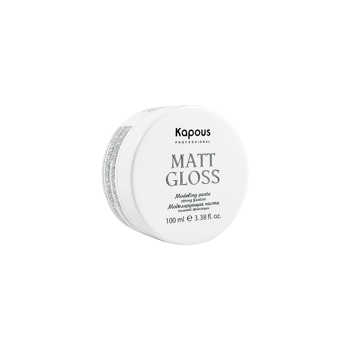 Kapous Professional Моделирующая паста для волос сильной фиксации «Matt Gloss», 100 мл