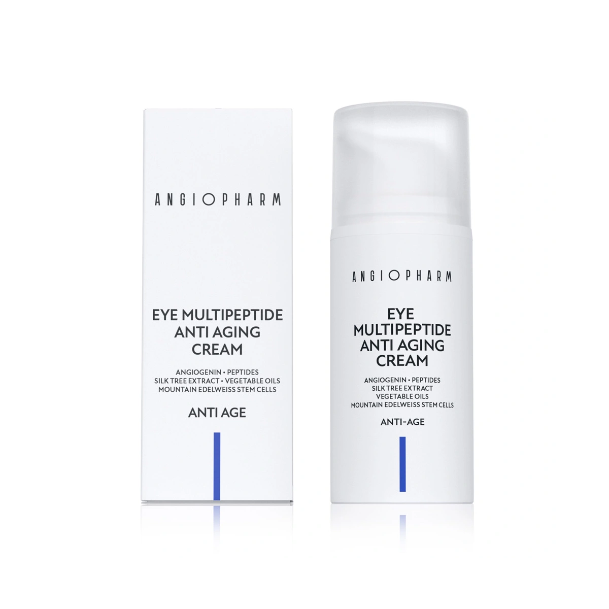 Купить Мультипептидный омолаживающий крем для кожи вокруг глаз Eye Multipeptide Anti-aging Cream, 30 мл ANGIOPHARM Мультипептидный омолаживающий крем для кожи вокруг глаз Eye Multipeptide Anti-aging Cream, 30 мл