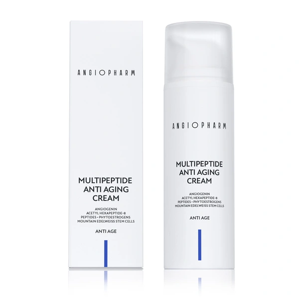 Купить Мультипептидный омолаживающий крем Multipeptide Anti-aging Cream, 50 мл ANGIOPHARM Мультипептидный омолаживающий крем Multipeptide Anti-aging Cream, 50 мл