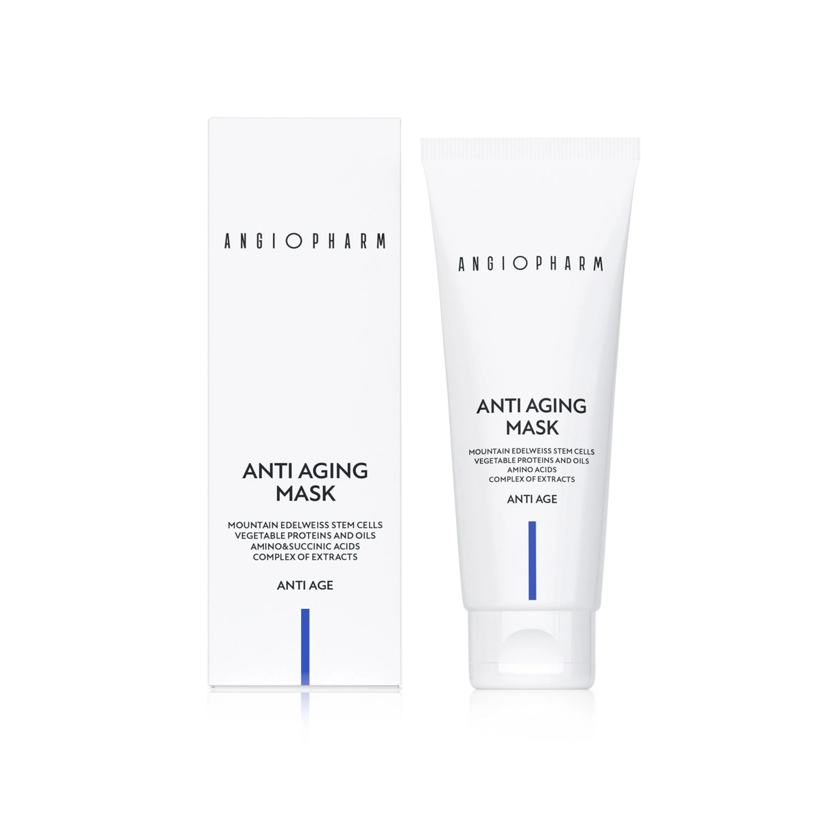 Купить Омолаживающая маска для лица Anti-aging Mask, 75 мл ANGIOPHARM Омолаживающая маска для лица Anti-aging Mask, 75 мл