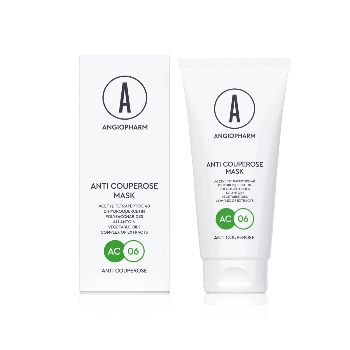 ANGIOPHARM Успокаивающая антикуперозная маска для лица Anti–couperose Mask, 200 мл