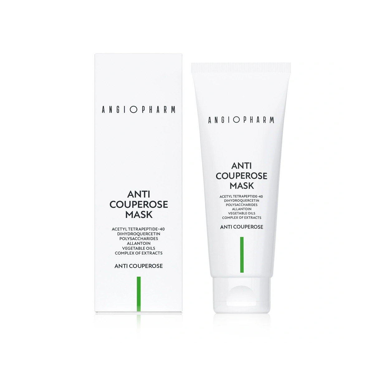 ANGIOPHARM Успокаивающая антикуперозная маска для лица Anti–couperose Mask, 75 мл