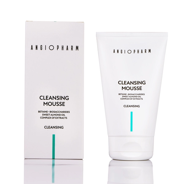 Купить Очищающий мусс для лица Cleansing Mousse, 150 мл ANGIOPHARM Очищающий мусс для лица Cleansing Mousse, 150 мл