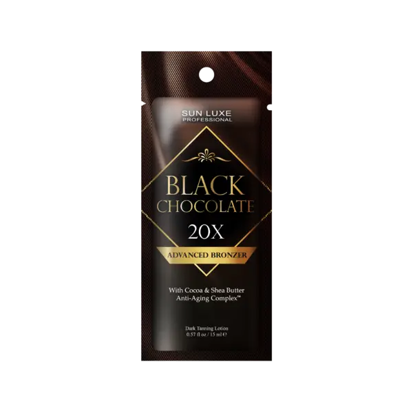 SUN LUXE Крем для загара в солярии «BLACK CHOCOLATE 20x», 15 мл