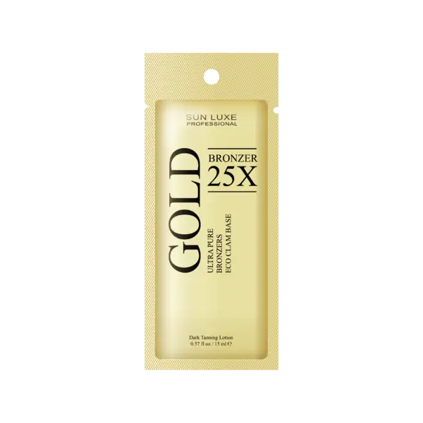Купить Крем для загара в солярии «GOLD BRONZER 25x», 15 мл SUN LUXE Крем для загара в солярии «GOLD BRONZER 25x», 15 мл