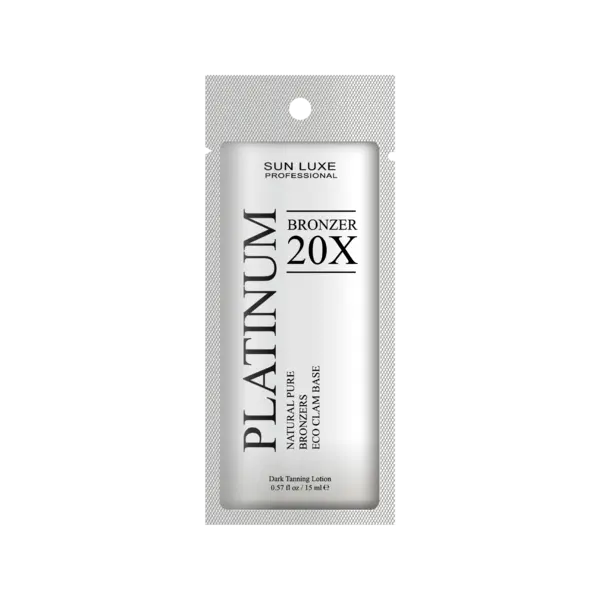 Купить Крем для загара в солярии «PLATINUM BRONZER 20x», 15 мл SUN LUXE Крем для загара в солярии «PLATINUM BRONZER 20x», 15 мл