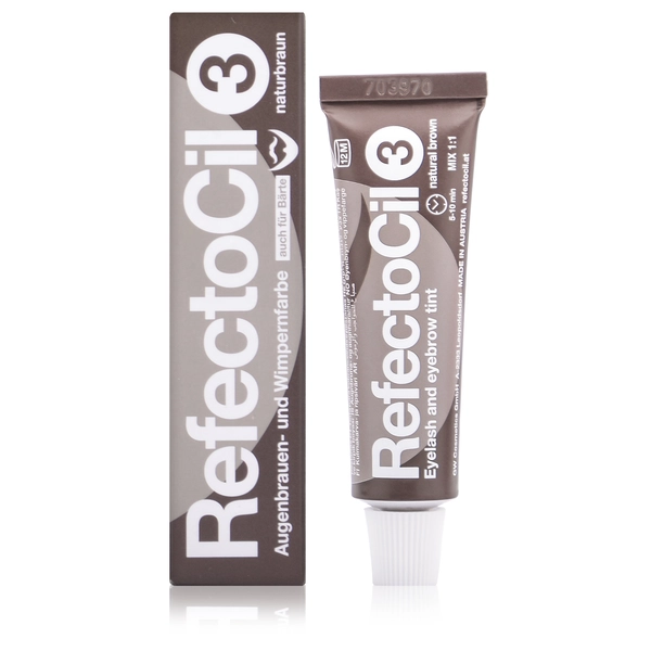 Refectocil Краска для бровей и ресниц №3 натуральный коричневый, 15 мл