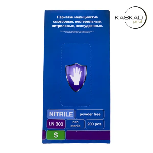 Чистовье Перчатки НИТРИЛОВЫЕ белые М ,100 шт/уп. SAFE&CARE